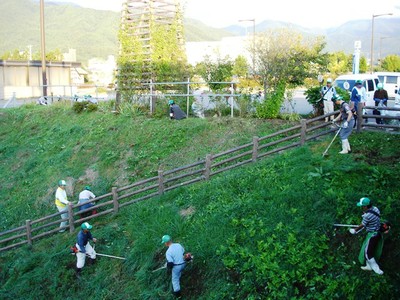 道の駅北信州やまのうち情報物産館野菜くだもの市会