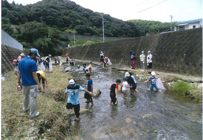 川に学ぼうかい in 浦上川（川平地区）